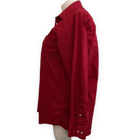 Arrow | Red Regular Fit Button-Down Dress Shirt | Sz L [16-16.5 | 34/35] - Picture 3 of 10